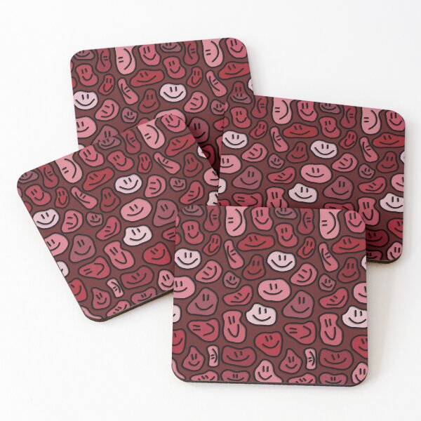 Item preview, Red Distorted Smiley Faces designed and sold by Ayoub14.