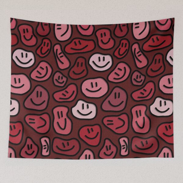 Item preview, Red Distorted Smiley Faces designed and sold by Ayoub14.
