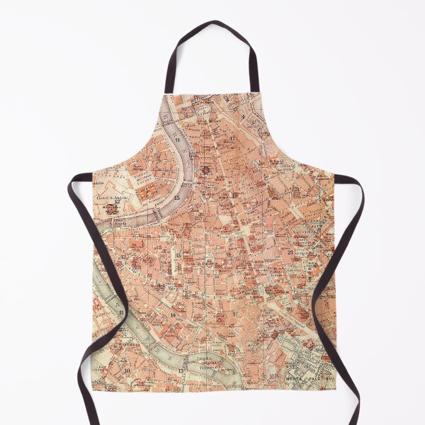 Item preview, Vintage 1906 Map of Rome designed and sold by abbazabba.