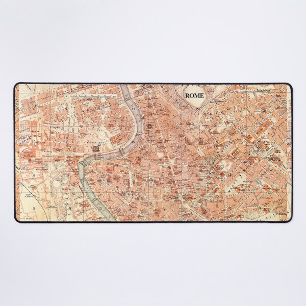 Item preview, Vintage 1906 Map of Rome designed and sold by abbazabba.
