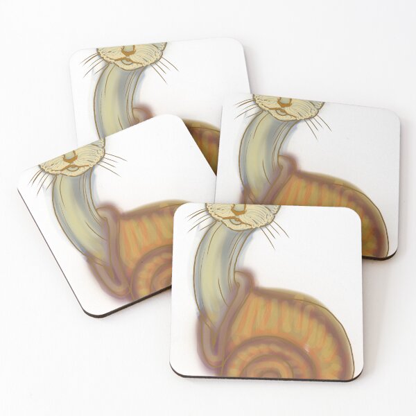 Artikelvorschau, Katzenschnecke - Orange entworfen und verkauft von FableFloralCreations.
