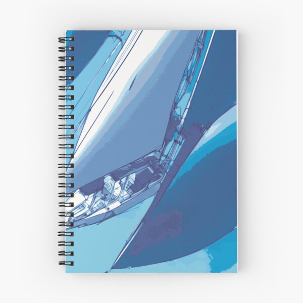 Item preview, Sailboat Sailing Blue Abstract Illustration designed and sold by Nonshape.