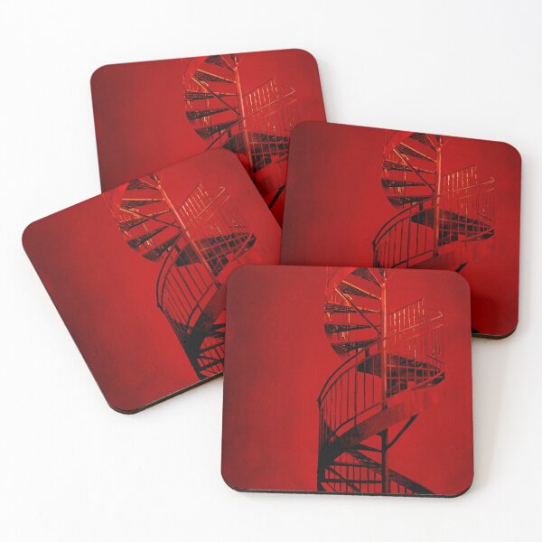 Item preview, Montreal Architecture Staircase - Cherry Twist designed and sold by thelonelypixel.