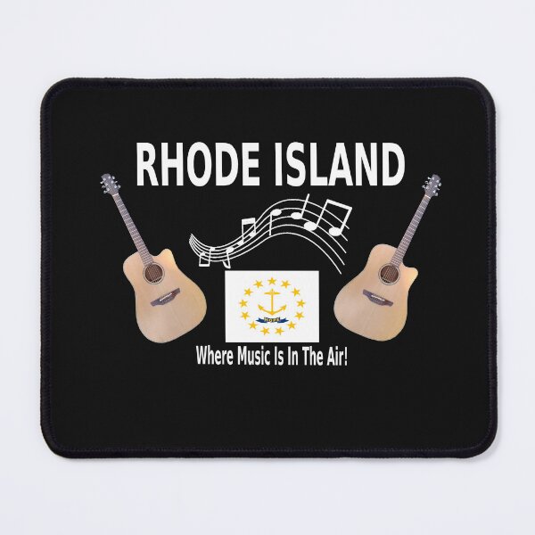 Item preview, Rhode Island Acoustic Guitar Shirt designed and sold by GuitarNuts.