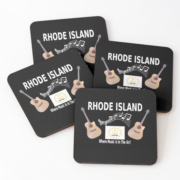 Item preview, Rhode Island Acoustic Guitar Shirt designed and sold by GuitarNuts.