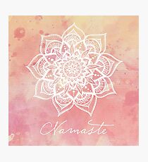 Namaste - Strawberry Quartz Photographic Print