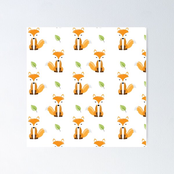 Item preview, Cute Little Orange Fox designed and sold by IzaArtsShop.
