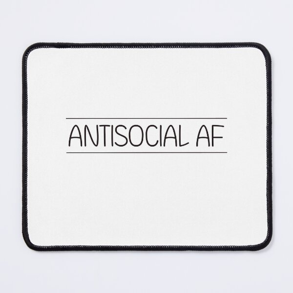 Item preview, Antisocial AF designed and sold by FunCarStickers.