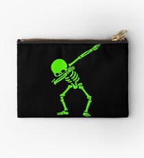 Skeleton Grün abtupfen Täschchen