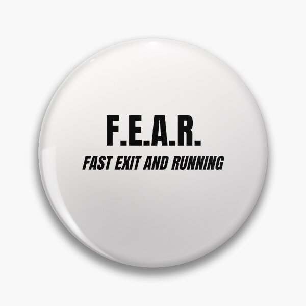 Item preview, Funny Acronym For FEAR | Fast Exit And Running (Black Font) | Acronym designed and sold by ACRONYMSONLY.