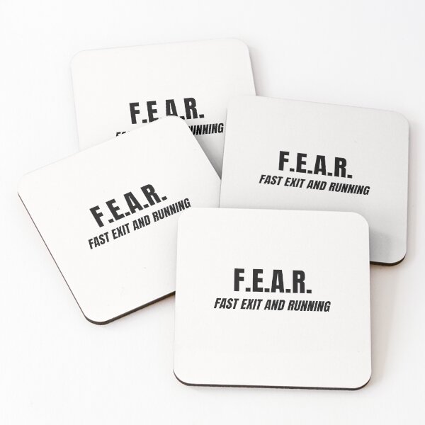 Item preview, Funny Acronym For FEAR | Fast Exit And Running (Black Font) | Acronym designed and sold by ACRONYMSONLY.
