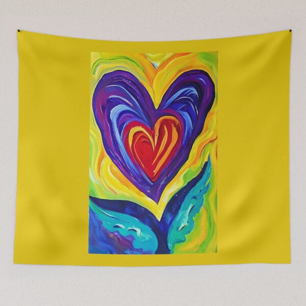 Item preview, Hearts painting designed and sold by Gaspar Avila.