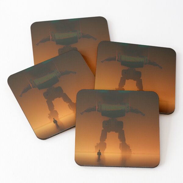 Item preview, Robot in orange light designed and sold by Epicflood.