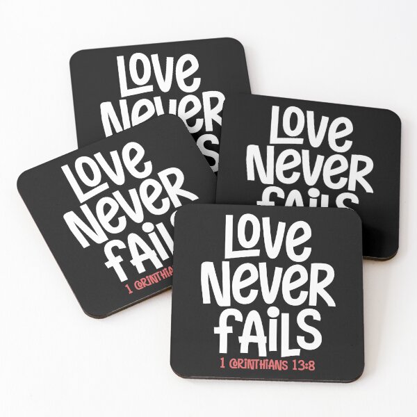 Item preview, 1 Corinthians 13:8 - Love never fails designed and sold by spacedowl.