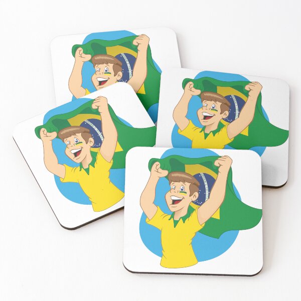 Item preview, Brazilian supporter vibrating. Ideal for artistic material and institutional designed and sold by LucianoCosmo.