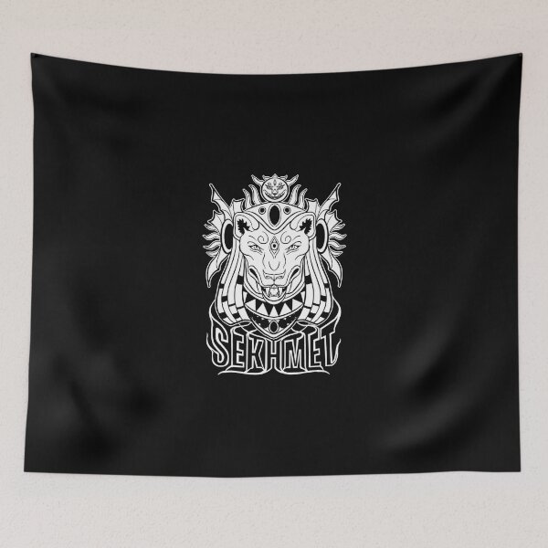 Item preview, Egyptian Gods Sekhmet B And W Tank Top designed and sold by vanejamofedau.