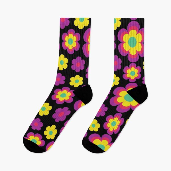 Item preview, Vintage retro bright flowers designed and sold by JoeyGrace.