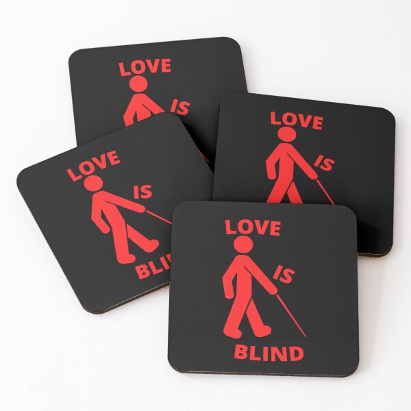 Item preview, Love is blind sticker designed and sold by Swobodzio.