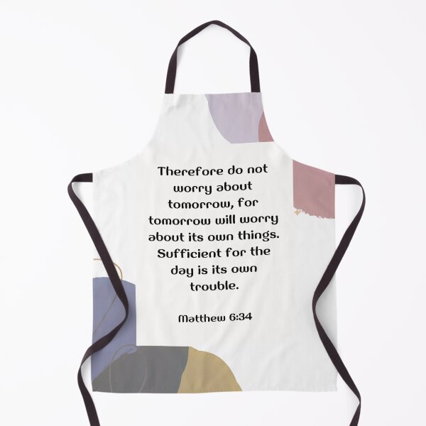 Item preview, Bible Verse Matthew 6-34 designed and sold by bible-prints.