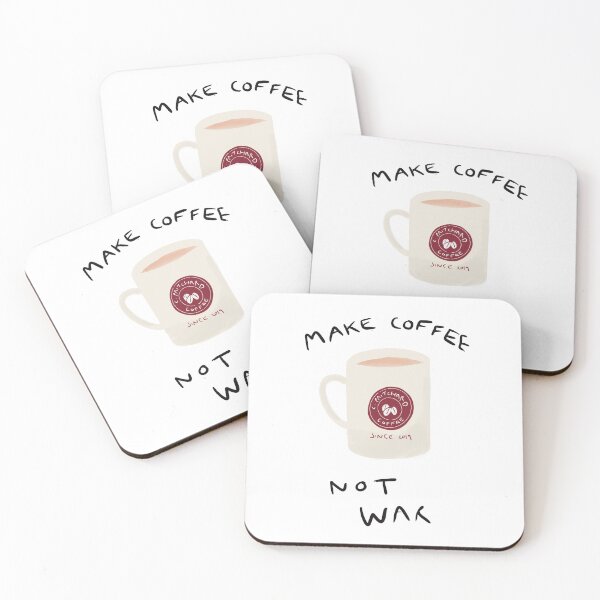 Item preview, Make Coffee Not War designed and sold by campsunnydale.