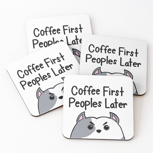 Item preview, Coffee first peoples later designed and sold by btmin.