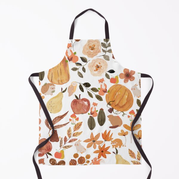 Item preview, Seamless Autumn Fall Watercolor Leaves and Animals designed and sold by adoredigitals.