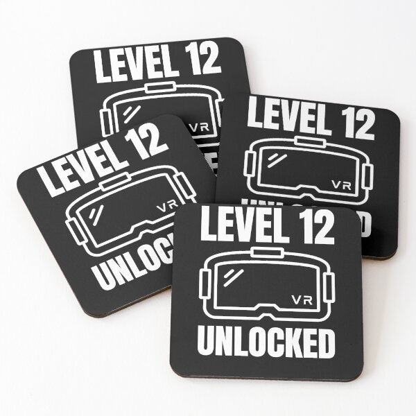 Item preview, Level 12 Unlocked Teen Kids VR Bday Party Virtual Reality Childrens Birthday designed and sold by DadJokeDescript.