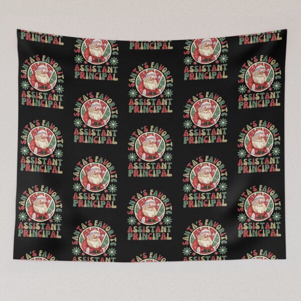 Item preview, santas favorite assistant principal designed and sold by Hey-Nice-Shirt.