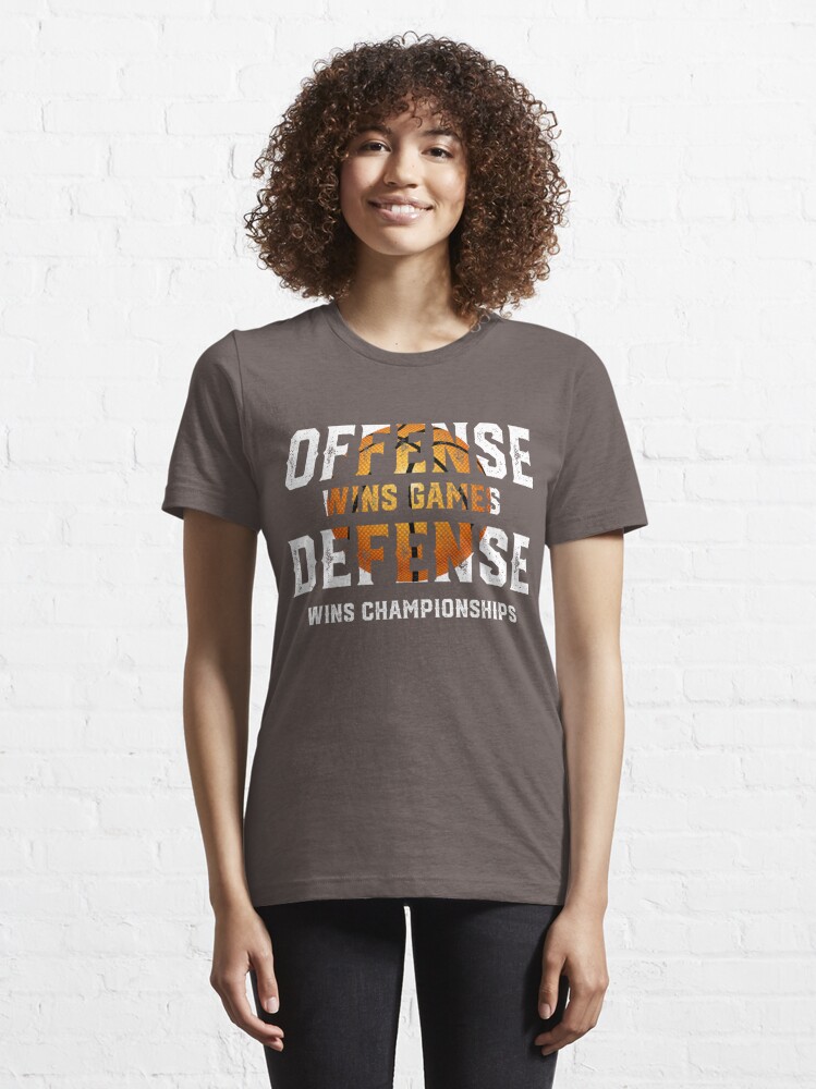 Offense Wins Games Defense Wins Championships - Funny Football Shirts Long  Sleeve T Shirt by mrsmitful