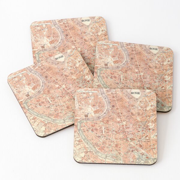 Item preview, Vintage 1906 Map of Rome designed and sold by abbazabba.