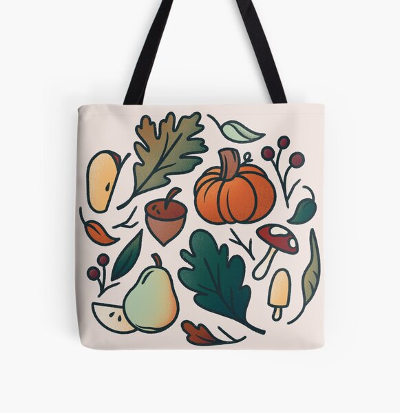 Fall Vibes Pumpkin Patch Signs Organic Cotton Tote Bag