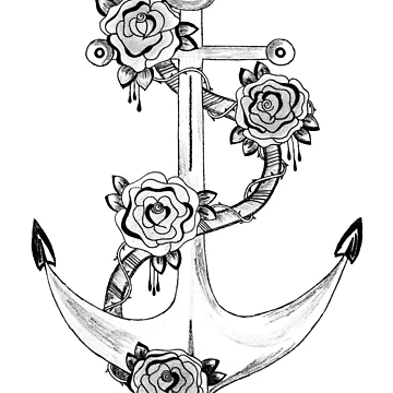 Artwork thumbnail, Anchor and Roses by Rudravi