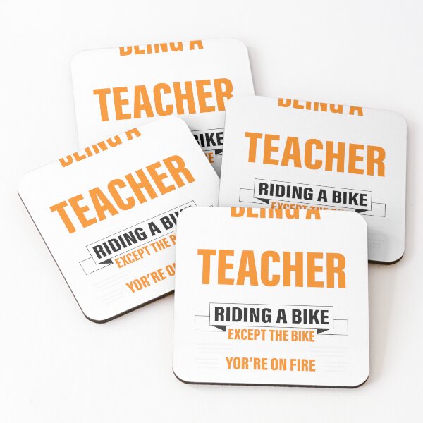 Item preview, Being A Teacher Is Easy Its Like Riding A Bike designed and sold by badro07.