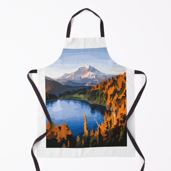 Artikelvorschau, Mt Rainier - Gipfelsee entworfen und verkauft von mappsart.