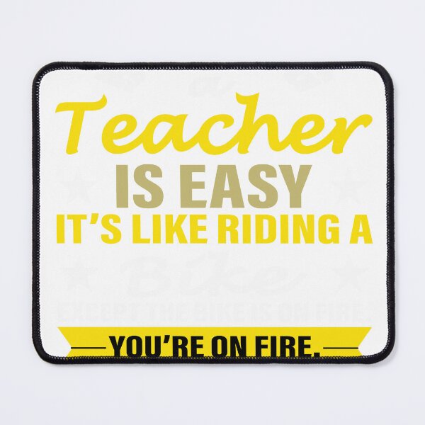 Item preview, Being A Teacher Is Easy Its Like Riding A Bike designed and sold by badro07.