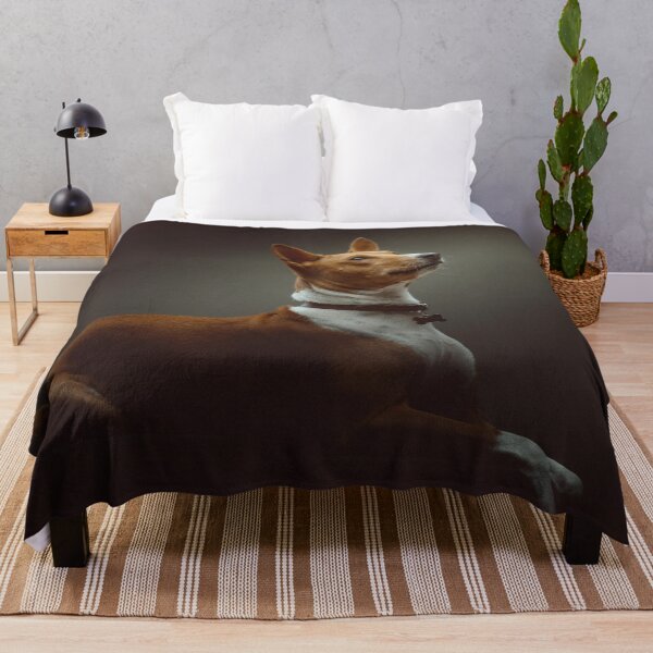 Item preview, Beautiful brown basenji dog designed and sold by reka88.