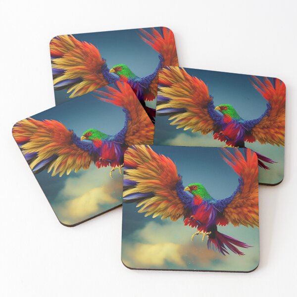 Item preview, Beautiful colored parrot designed and sold by katiebca2.