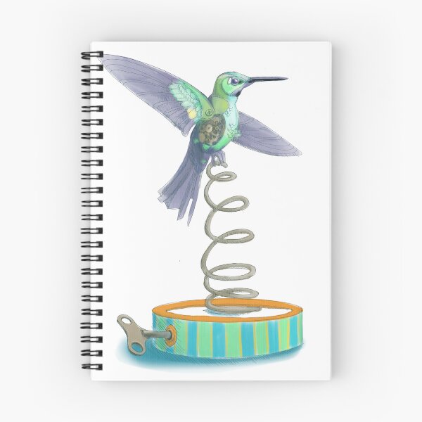 Item preview, Clockwork Hummingbird designed and sold by rachelreitanart.