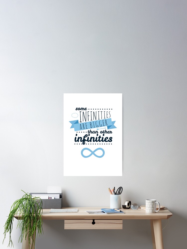 Thumbnail 1 of 3, Poster, INFINITIES - THE FAULT IN OUR STARS designed and sold by elisavictoria.