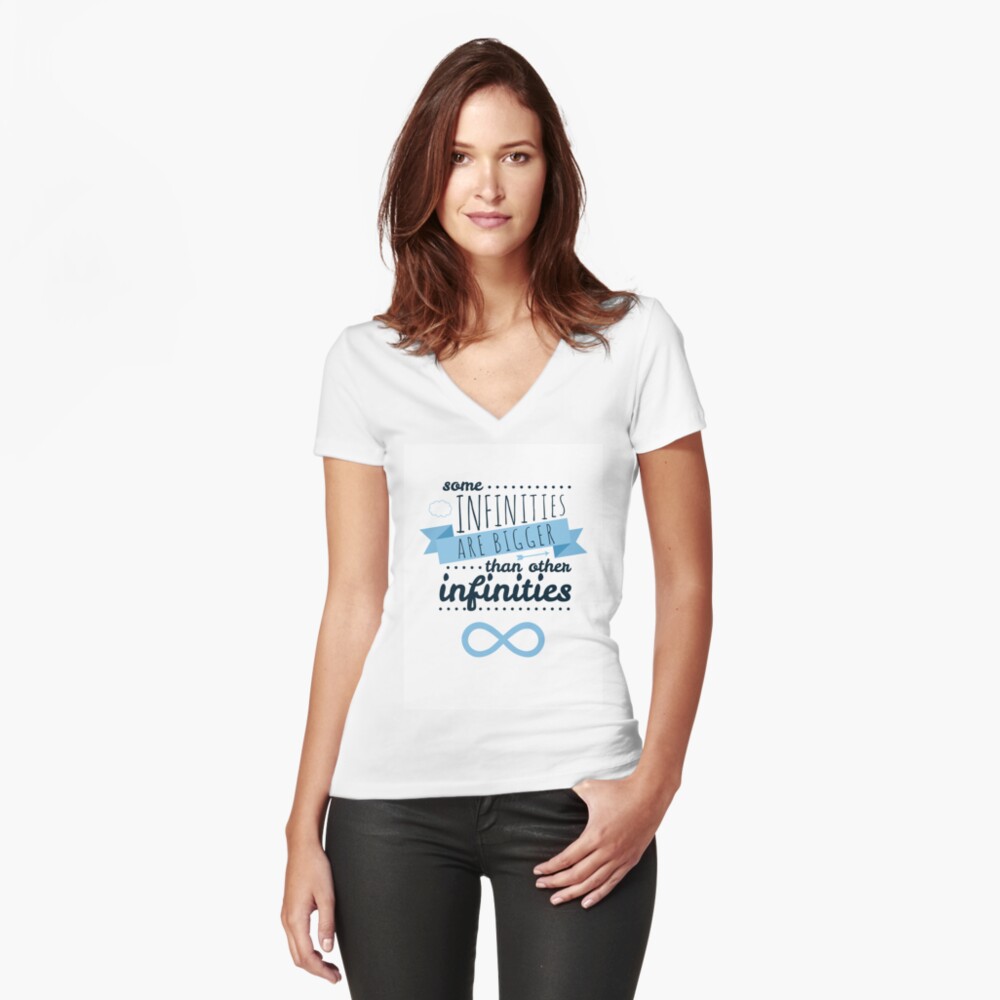 Item preview, Fitted V-Neck T-Shirt designed and sold by elisavictoria.