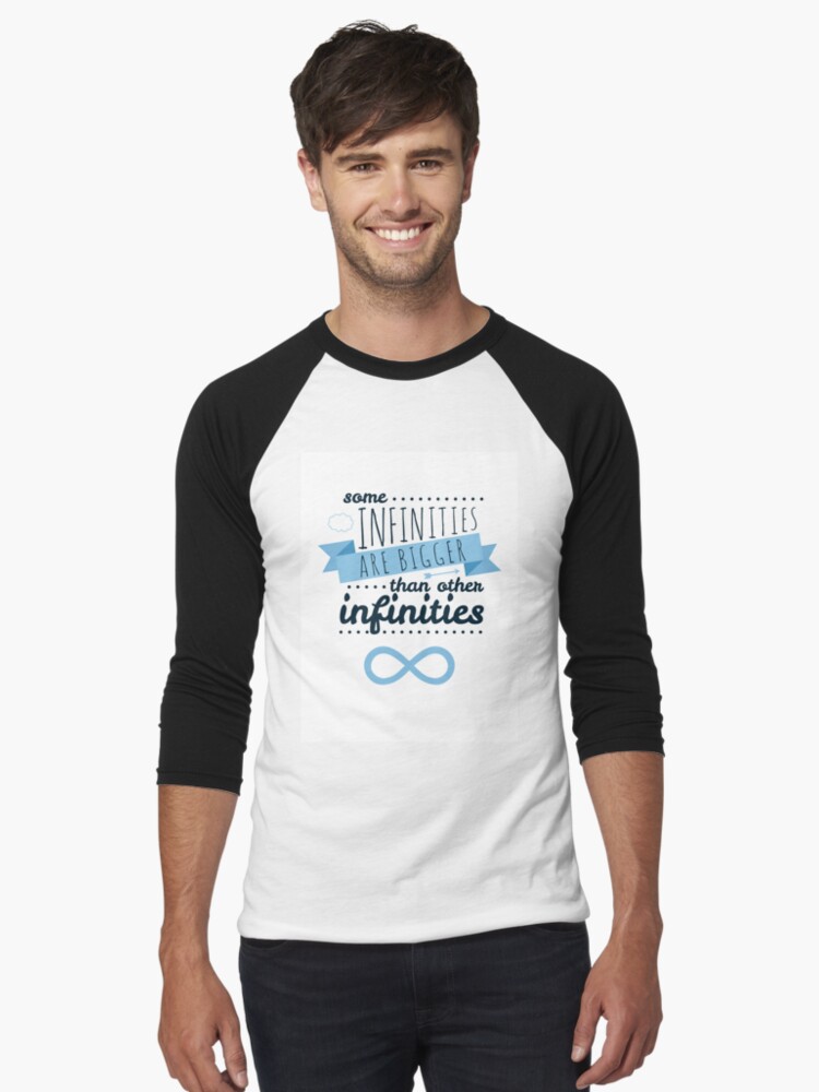 Thumbnail 1 of 3, Baseball ¾ Sleeve T-Shirt, INFINITIES - THE FAULT IN OUR STARS designed and sold by elisavictoria.