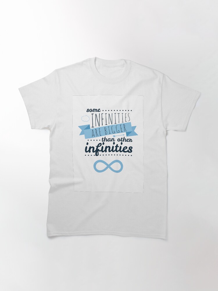 Thumbnail 3 of 7, Classic T-Shirt, INFINITIES - THE FAULT IN OUR STARS designed and sold by elisavictoria.