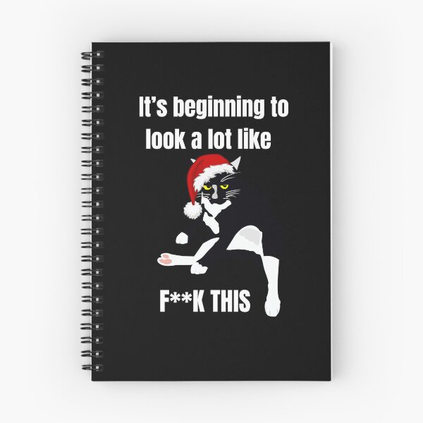 Item preview, Christmas Cat Meme It’s beginning to look a lot like f**k this designed and sold by JoeyGrace.