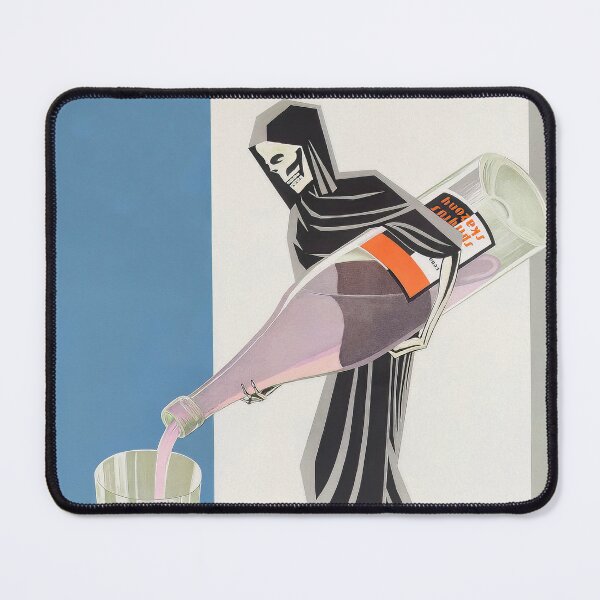 Artikelvorschau, Grim Reaper, Alcoholic Beverage, Creepy, Spooky Vintage Bar Decor entworfen und verkauft von vintagevivian.