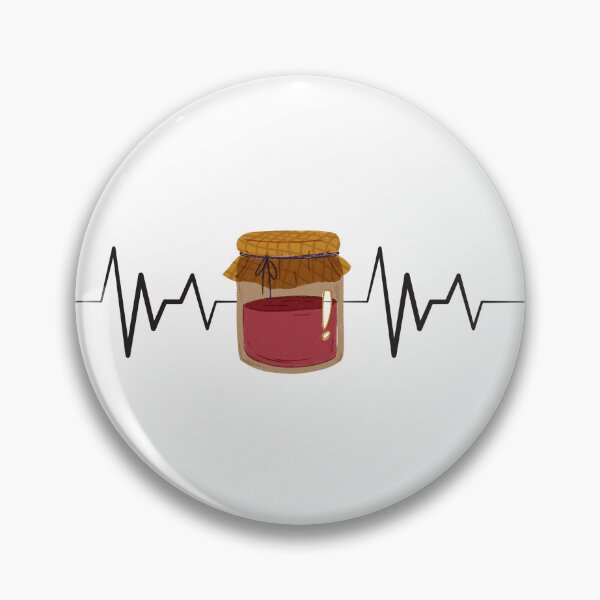 Item preview, Thanksgiving Strawberry Jam Heartbeat Pulse Heart Line ECG designed and sold by moderncrazeshop.