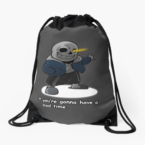 Download Sans Battle Sprite - Undertale Tshirt White Color Drawstring Bag -  White/one PNG Image with No Background 