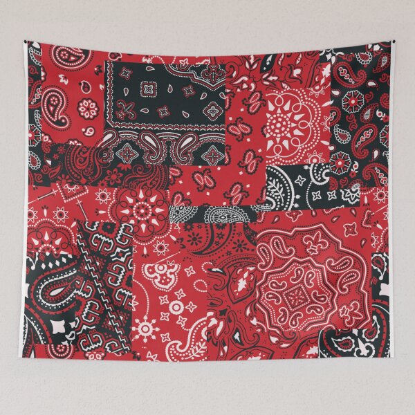 Item preview, bandanna kerchief fabric patchwork designed and sold by SHGraphix.