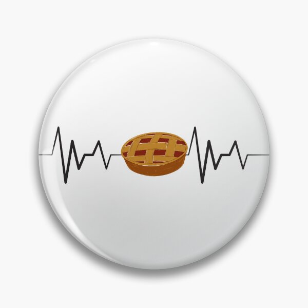 Item preview, Thanksgiving Strawberry Pie Heartbeat Pulse Heart Line ECG designed and sold by moderncrazeshop.