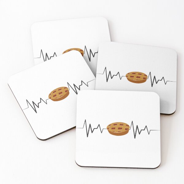 Item preview, Thanksgiving Strawberry Pie Heartbeat Pulse Heart Line ECG designed and sold by moderncrazeshop.