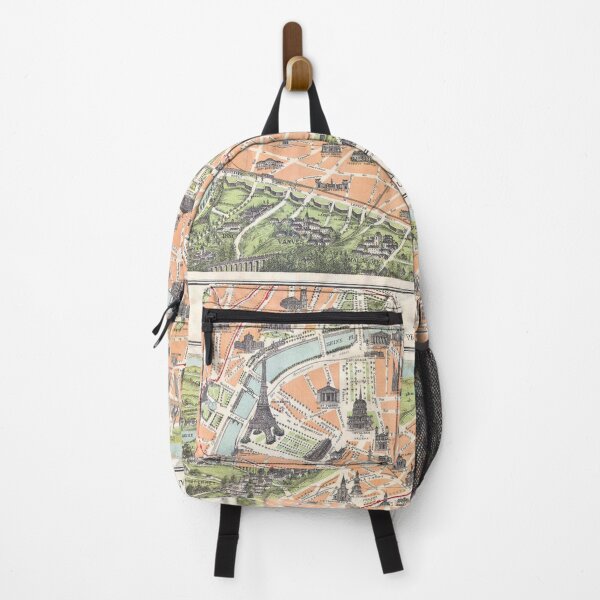 Item preview, Pocket Map of Paris Vintage 1900 designed and sold by abbazabba.